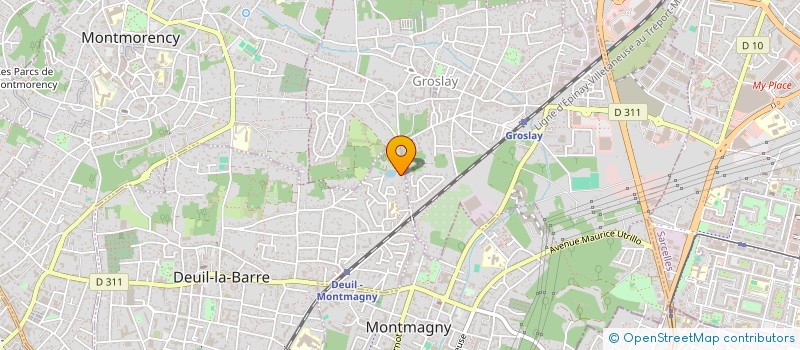 localisation de l'entreprise SCI SYRIANE  DEUIL-LA-BARRE