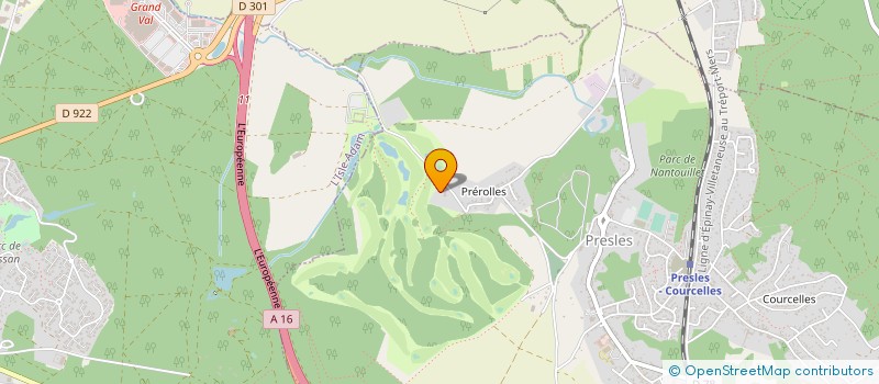 localisation de l'entreprise SCI SYRINX à PRESLES