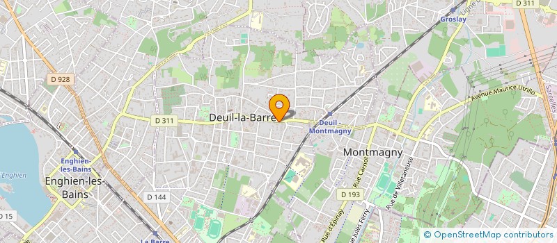 localisation de l'entreprise SCI SYRN  DEUIL-LA-BARRE