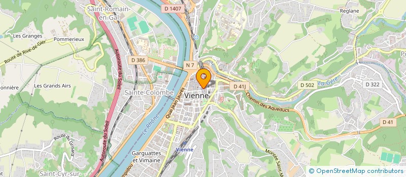 localisation de l'entreprise SCI SYROCO  VIENNE