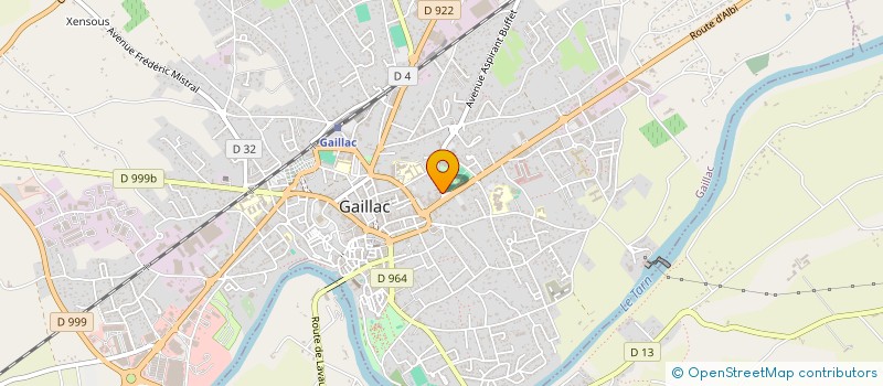 localisation de l'entreprise SCI SYROLAPH  GAILLAC