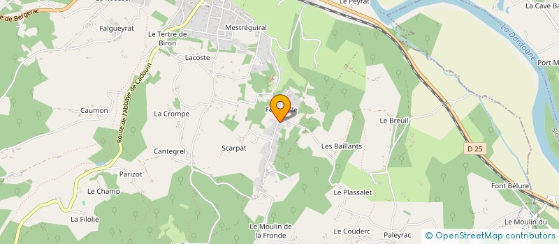 localisation de l'entreprise SCI SYROXAL  LE BUISSON-DE-CADOUIN