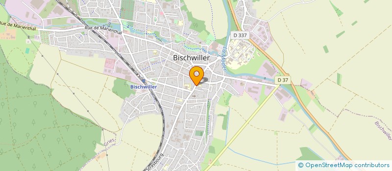 localisation de l'entreprise SCI SYS  BISCHWILLER