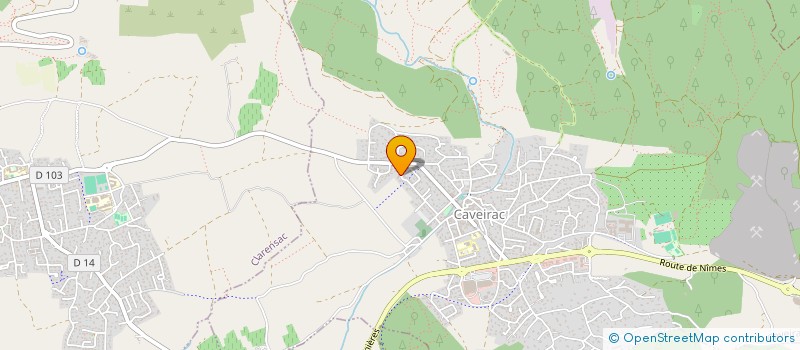 localisation de l'entreprise SCI SYSEVI  CAVEIRAC