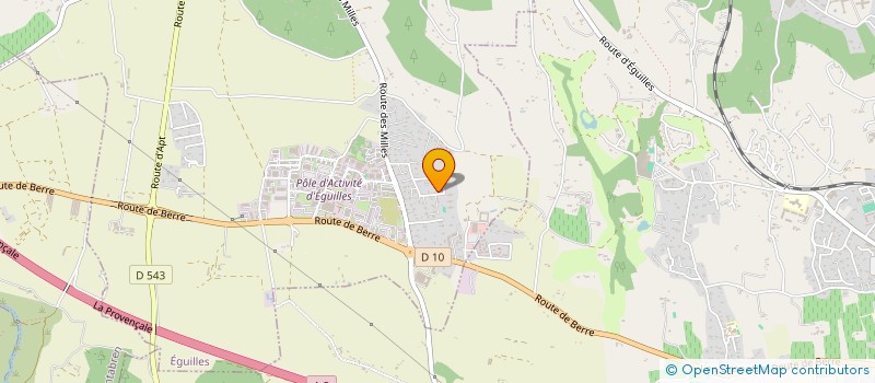 localisation de l'entreprise SCI SYSSI  EGUILLES