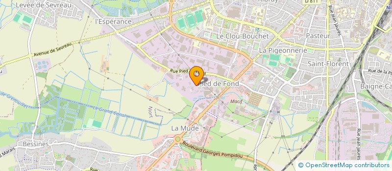 localisation de l'entreprise SCI SYSTEM NIORT  NIORT