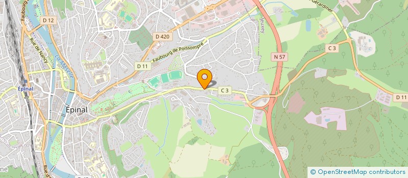localisation de l'entreprise SCI SYSTEME à EPINAL