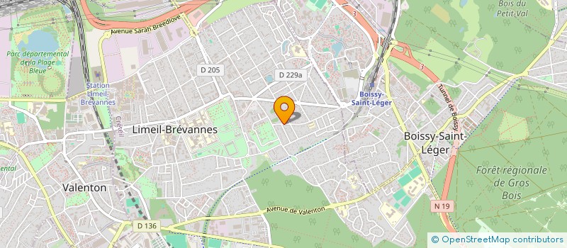 localisation de l'entreprise SCI SYSTEME EUROPE à LIMEIL-BREVANNES