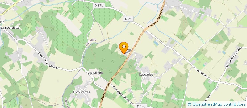 localisation de l'entreprise SCI SYSTEVI  VILLEMUR-SUR-TARN