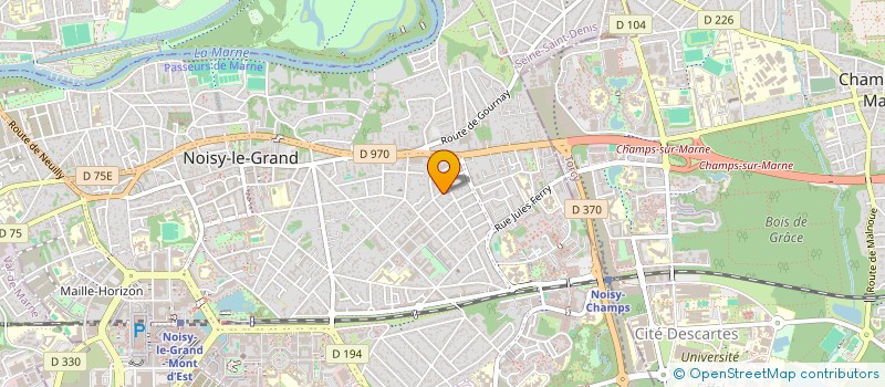 localisation de l'entreprise SCI SYSUN  NOISY-LE-GRAND