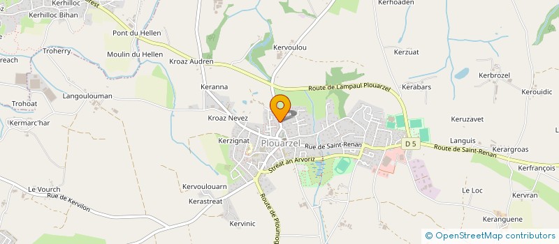 localisation de l'entreprise SCI SYSYCLEMAT  PLOUARZEL