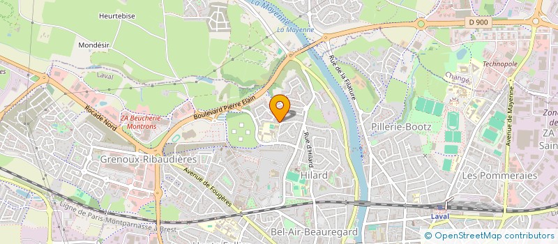 localisation de l'entreprise SCI SYTED à LAVAL