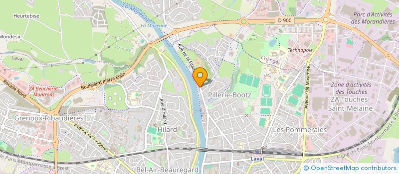 localisation de l'entreprise SCI SYTEL à LAVAL