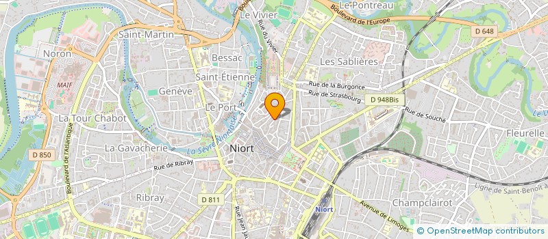 localisation de l'entreprise SCI SYVASI  NIORT