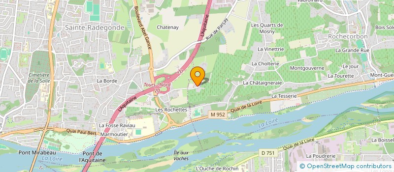 localisation de l'entreprise SCI SYVERT  ROCHECORBON