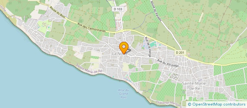 localisation de l'entreprise SCI SYVES  SAINTE-MARIE-DE-RE