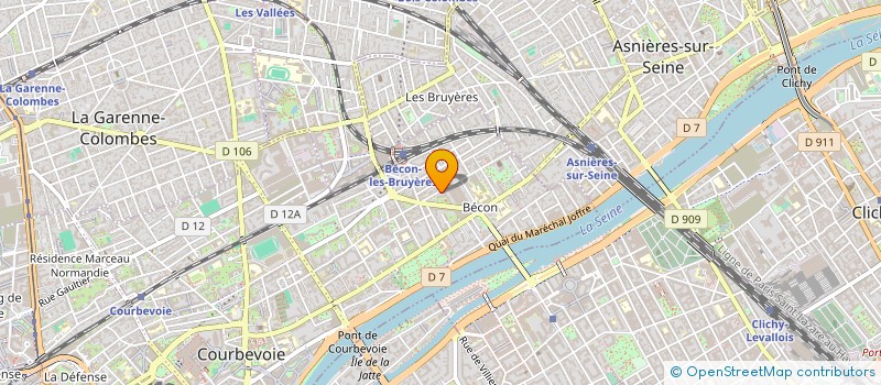 localisation de l'entreprise SCI SYVESTRE LA LYRE à COURBEVOIE