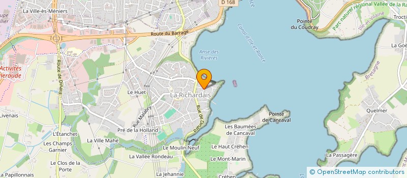 localisation de l'entreprise SCI SYVITHO  LANGROLAY-SUR-RANCE