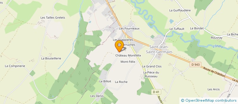 localisation de l'entreprise SCI SYXALOUSI BISSON  SAINT-JEAN-SAINT-GERMAIN