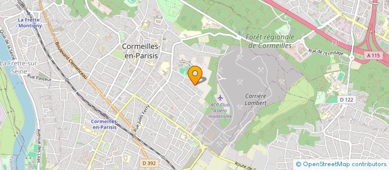 localisation de l'entreprise SCI SYZA  CORMEILLES-EN-PARISIS