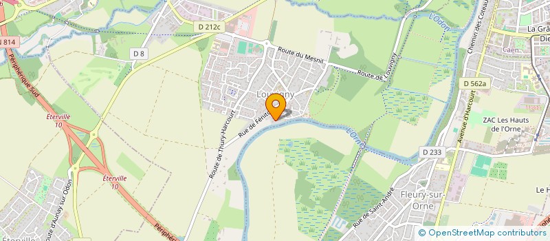 localisation de l'entreprise SCI SZAV  LOUVIGNY