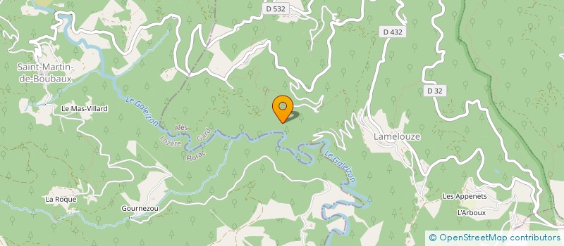 localisation de l'entreprise SCI SZCZEPANIAK  LES SALLES DU GARDON