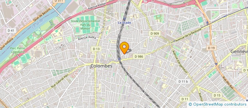 localisation de l'entreprise SCI SZTYKMAN à COLOMBES