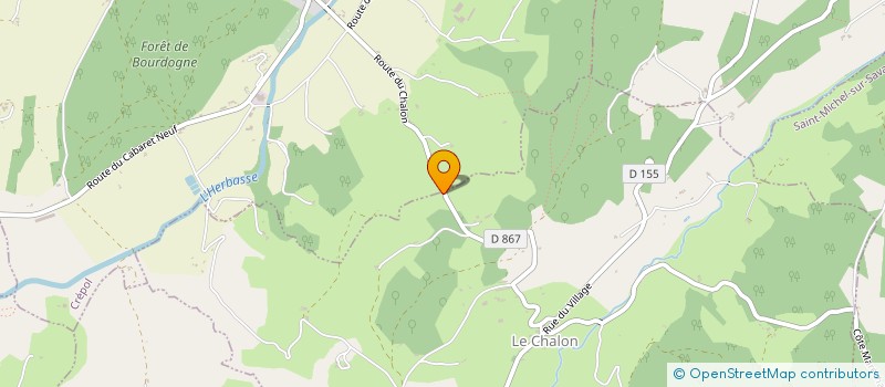 localisation de l'entreprise SCI SZUBA HEHN  LE CHALON