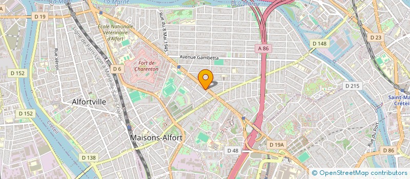 localisation de l'entreprise SCI SZWARC CORPORATE à MAISONS-ALFORT