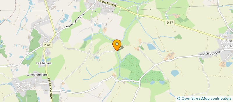 localisation de l'entreprise SCI T 2 M  BEAUPREAU-EN-MAUGES