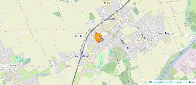 localisation de l'entreprise SCI T  WAVRIN