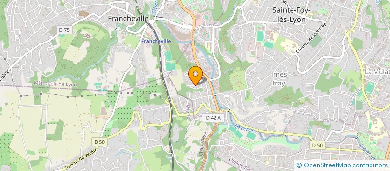 localisation de l'entreprise SCI T&A  SAINTE-FOY-LES-LYON