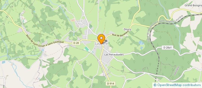 localisation de l'entreprise SCI T.A. 87 à LAURIERE