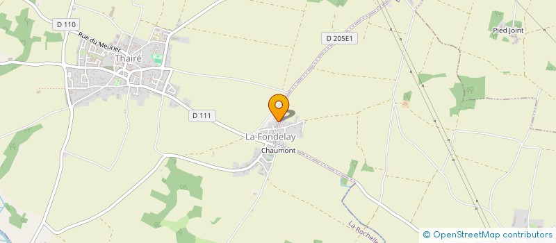 localisation de l'entreprise SCI T.A.A.C.  THAIRE