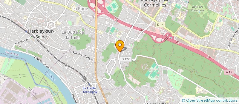 localisation de l'entreprise SCI T A D C à MONTIGNY-LES-CORMEILLES