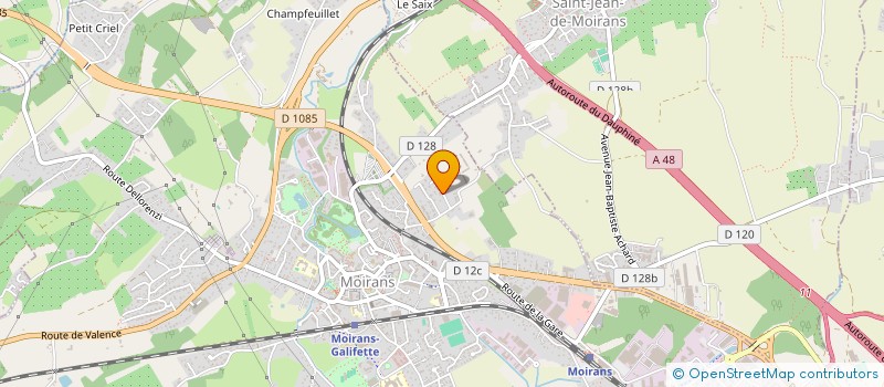 localisation de l'entreprise SCI T.A.G BERRIAT  MOIRANS