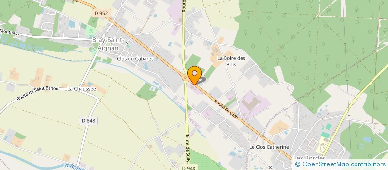 localisation de l'entreprise SCI T.A.P.N. à BRAY-SAINT-AIGNAN