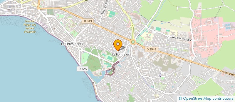 localisation de l'entreprise SCI T.A.Y. à LES SABLES D'OLONNE