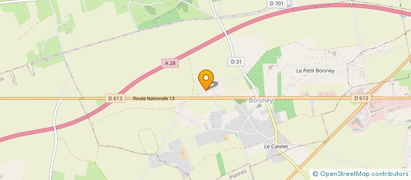 localisation de l'entreprise SCI T AND CO  BOISNEY