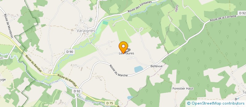 localisation de l'entreprise SCI T.B.E.D.  VARAIGNES