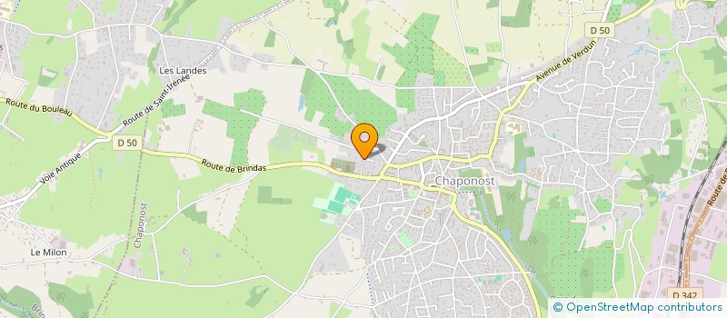 localisation de l'entreprise SCI T B IMMOBILIER  CHAPONOST