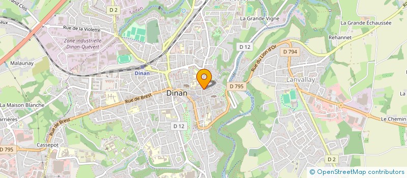 localisation de l'entreprise SCI T B L  DINAN