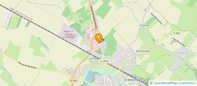 localisation de l'entreprise SCI T-B-L  VILLERS-POL