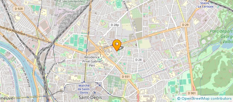 localisation de l'entreprise SCI T.B.M. à SAINT DENIS