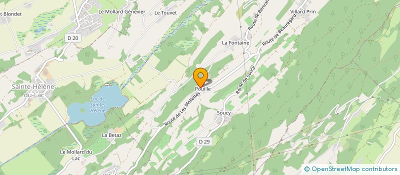 localisation de l'entreprise SCI T.B. SAVOIE  SAINT-PIERRE-DE-SOUCY