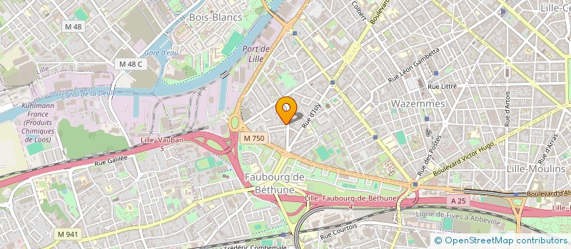 localisation de l'entreprise SCI 'T BOSKE à LILLE
