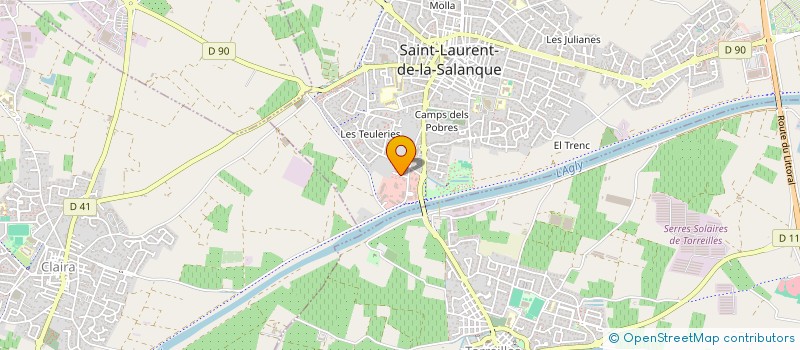 localisation de l'entreprise SCI T.C  SAINT-LAURENT-DE-LA-SALANQUE