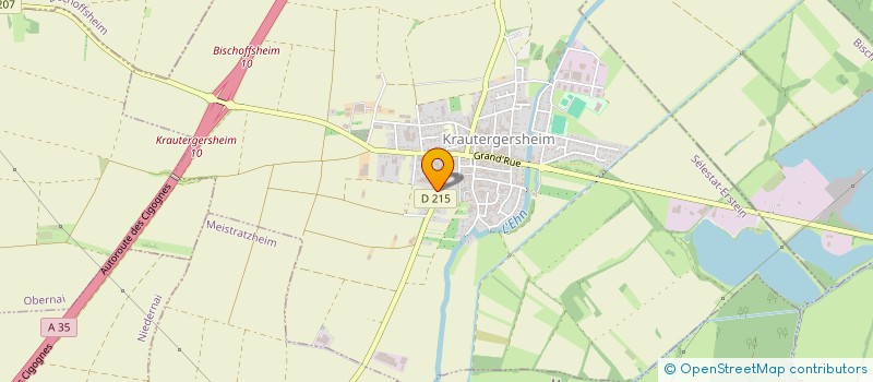 localisation de l'entreprise SCI T.C.C.  KRAUTERGERSHEIM