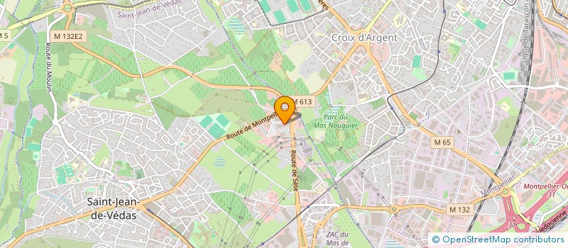 localisation de l'entreprise SCI T.C.F.  SAINT-JEAN-DE-VEDAS