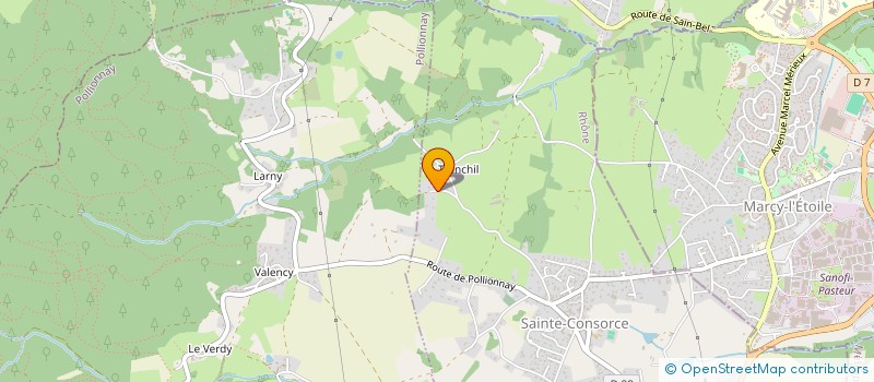 localisation de l'entreprise SCI T.C.M. IMMO  SAINTE-CONSORCE